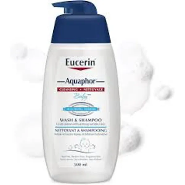 Eucerin Aquaphor Cleanser Wash & Shampoo in 500 ml retail packaging