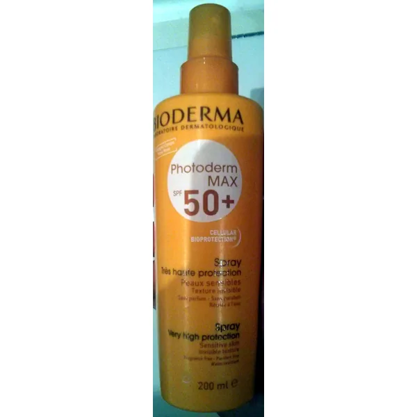Bioderma Photoderm MAX SPF 50+ Spray très haute protection in 200 ml retail packaging